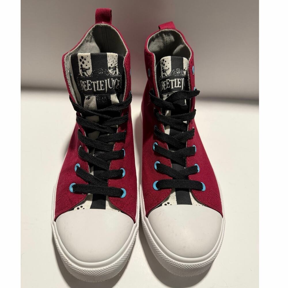 Ground Up Size Mens 9 Women's 11 Beetlejuice High Top Shoes